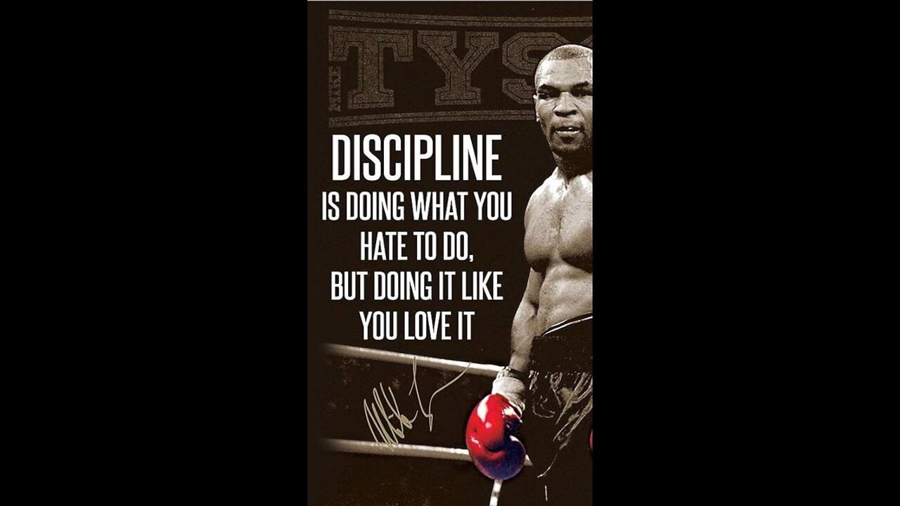 Mike Tyson talks about Discipline in life