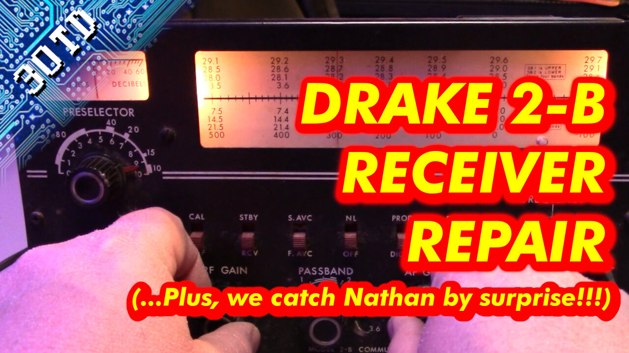 Ham Radio: Vintage Drake 2-B Receiver Repair and Revival!