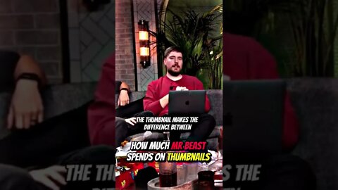 How much mr beast spends on thumbnails