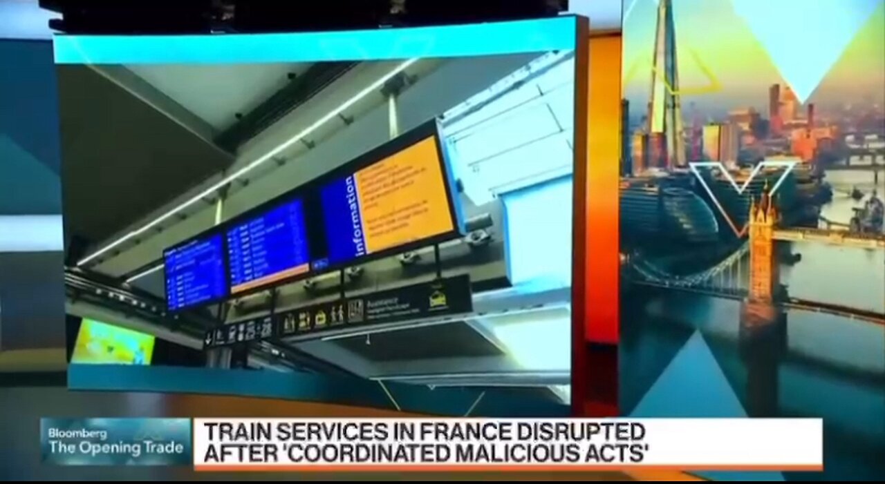 Malicious attacks against railways in France 🇫🇷 just in time for the Satanic Olympics