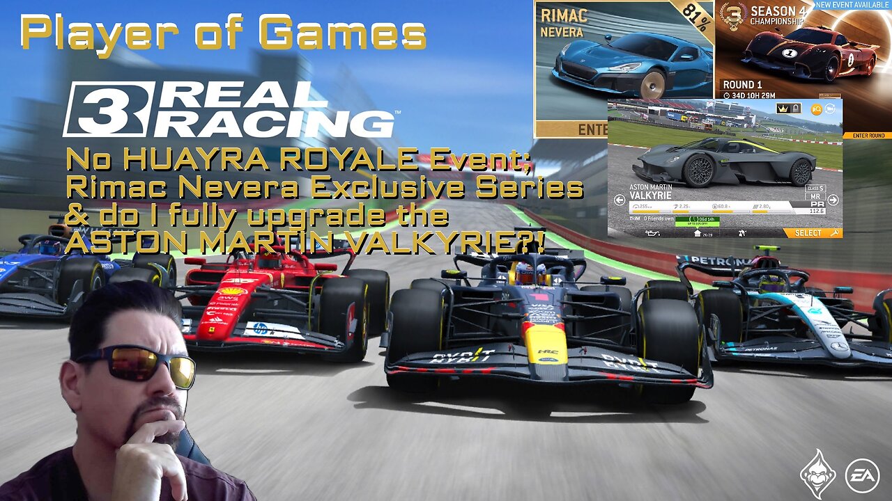 Player of Games: Real Racing 3 Update 12.6 - No HUAYRA ROYALE Event Available?