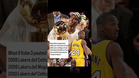 Would Kobe be top 3 ? #basketball #youtubeshorts