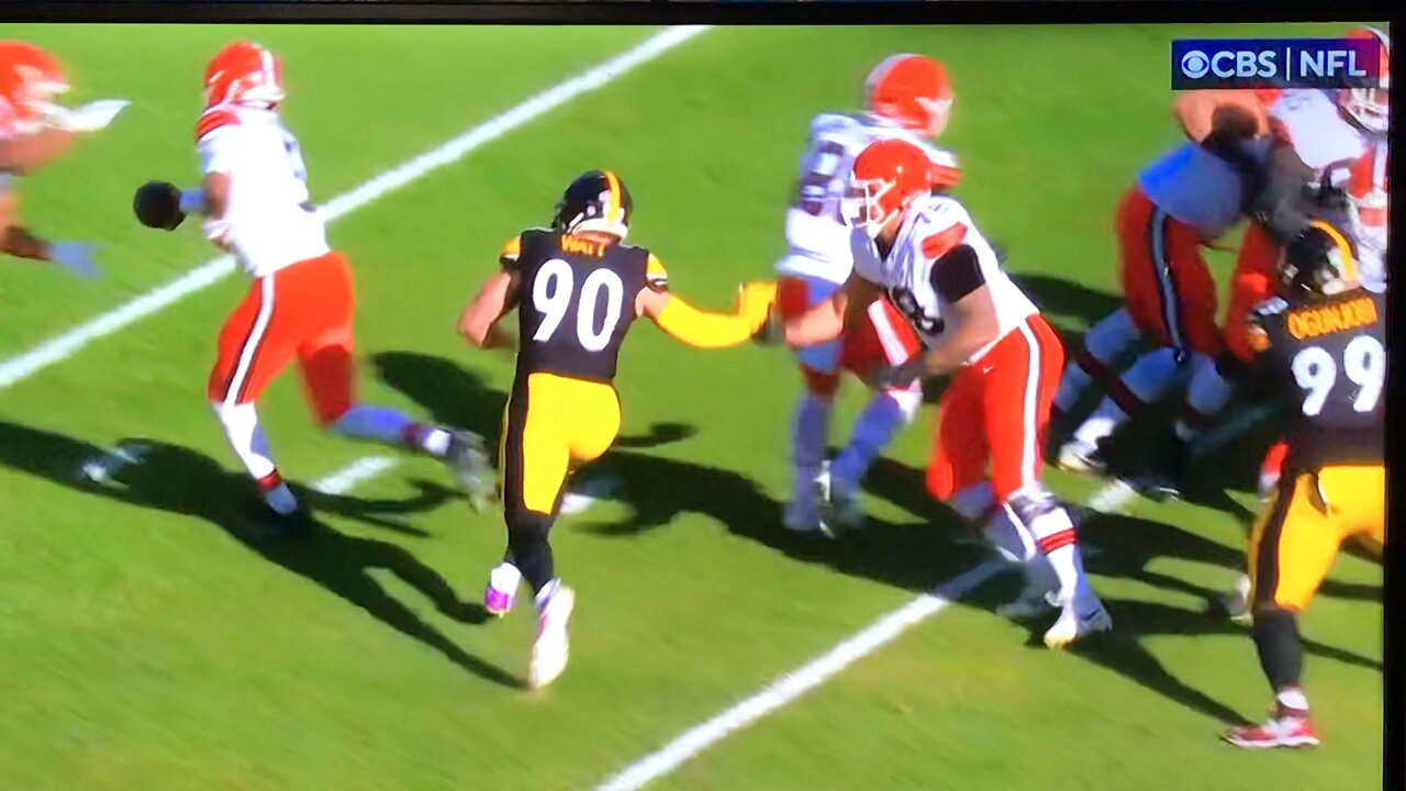 Steelers LB #90 T.J. Watt is a beast!