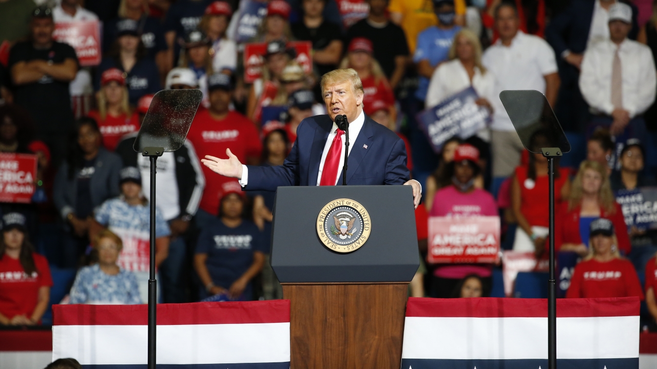 Trump Campaign Postpones Rally As Tropical Storm Fay Nears East Coast