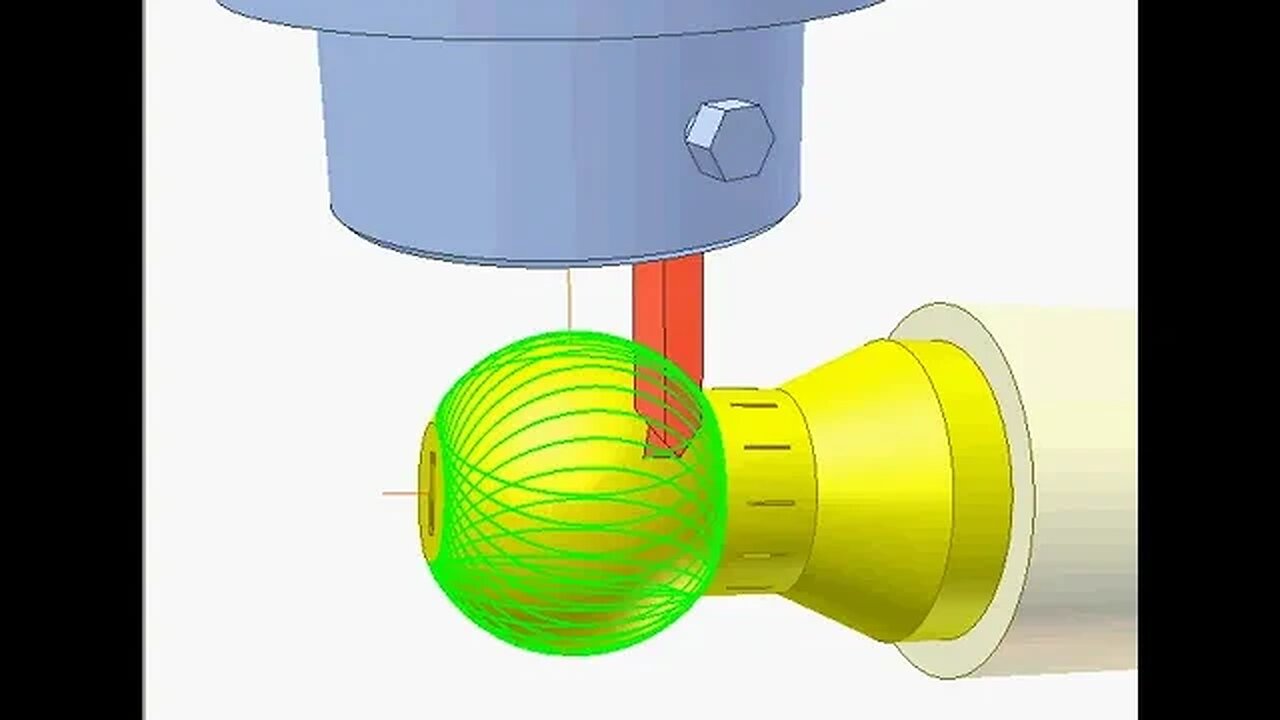 2726 Making sphere on a milling machine 2