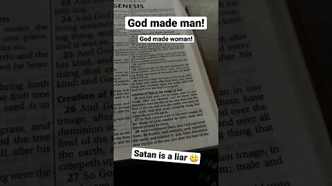 Made in the image of God not a monkey 🙈