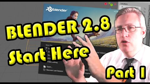 Blender 2.8 for 3D Printing, Start Here - Part 1 Setup