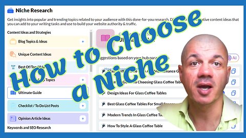 How to Choose a Niche [with AI on Wealthy Affiliate | Step-by-Step Guide]