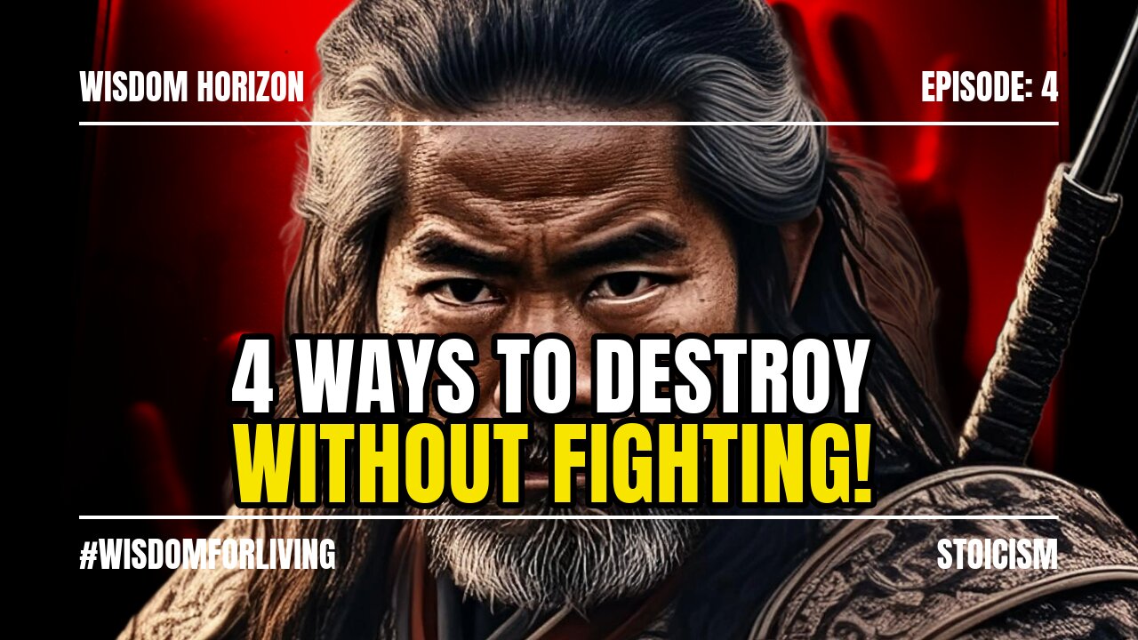 4 Ways To Destroy Your Enemy Without Fighting! Wise Quotes About Enemies