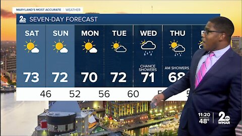 WMAR-2 News Weather at 11