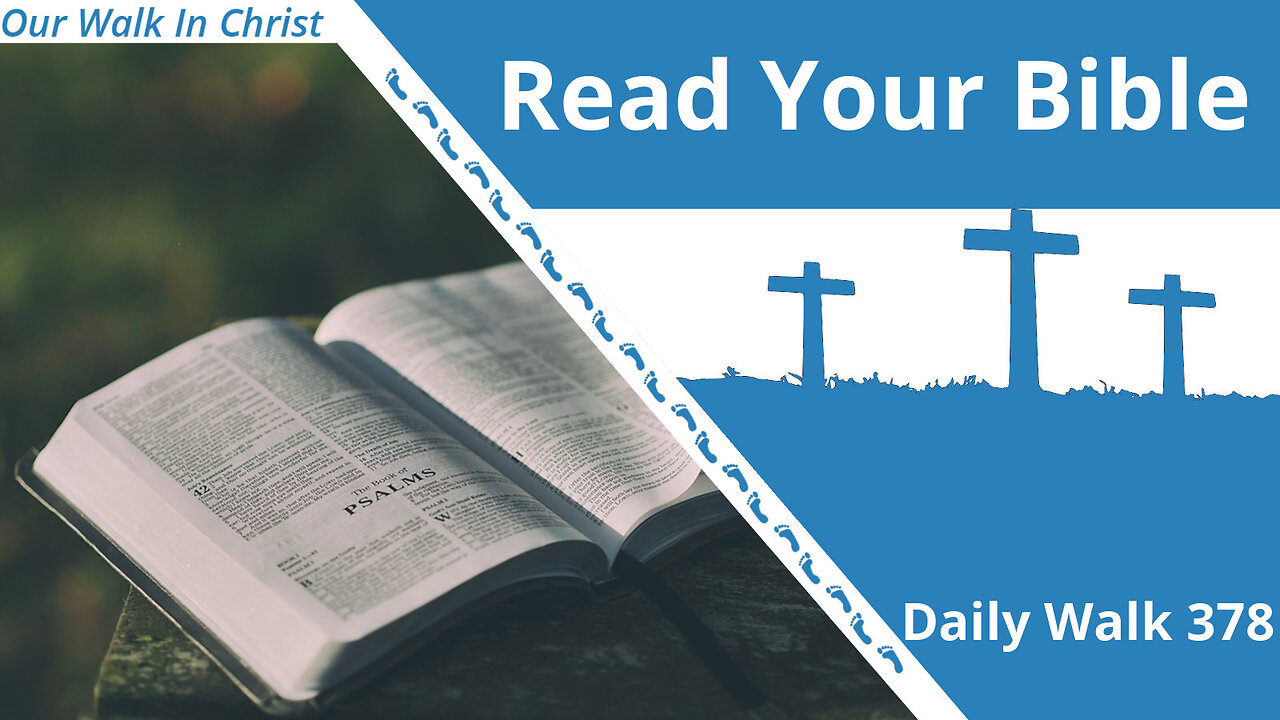 Read Your Bible | Daily Walk 378