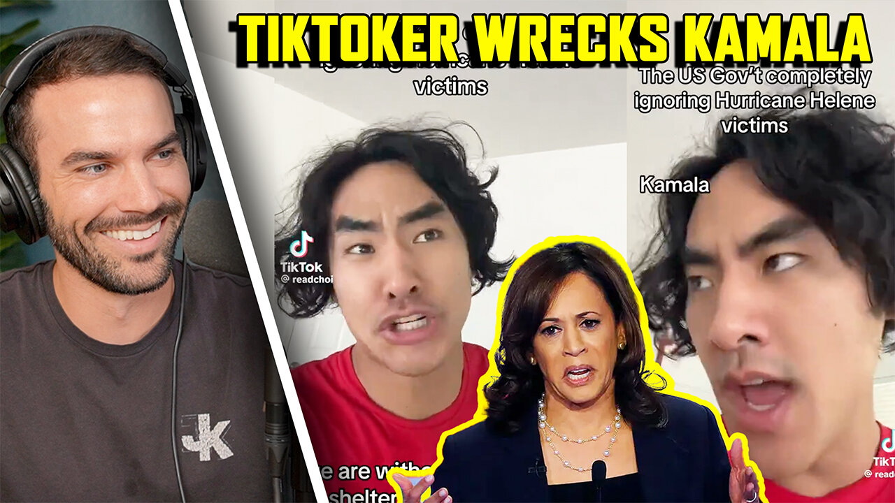 Famous Tiktoker WRECKS Kamala Harris In Viral Video, Are Dems LOSING Gen Z?