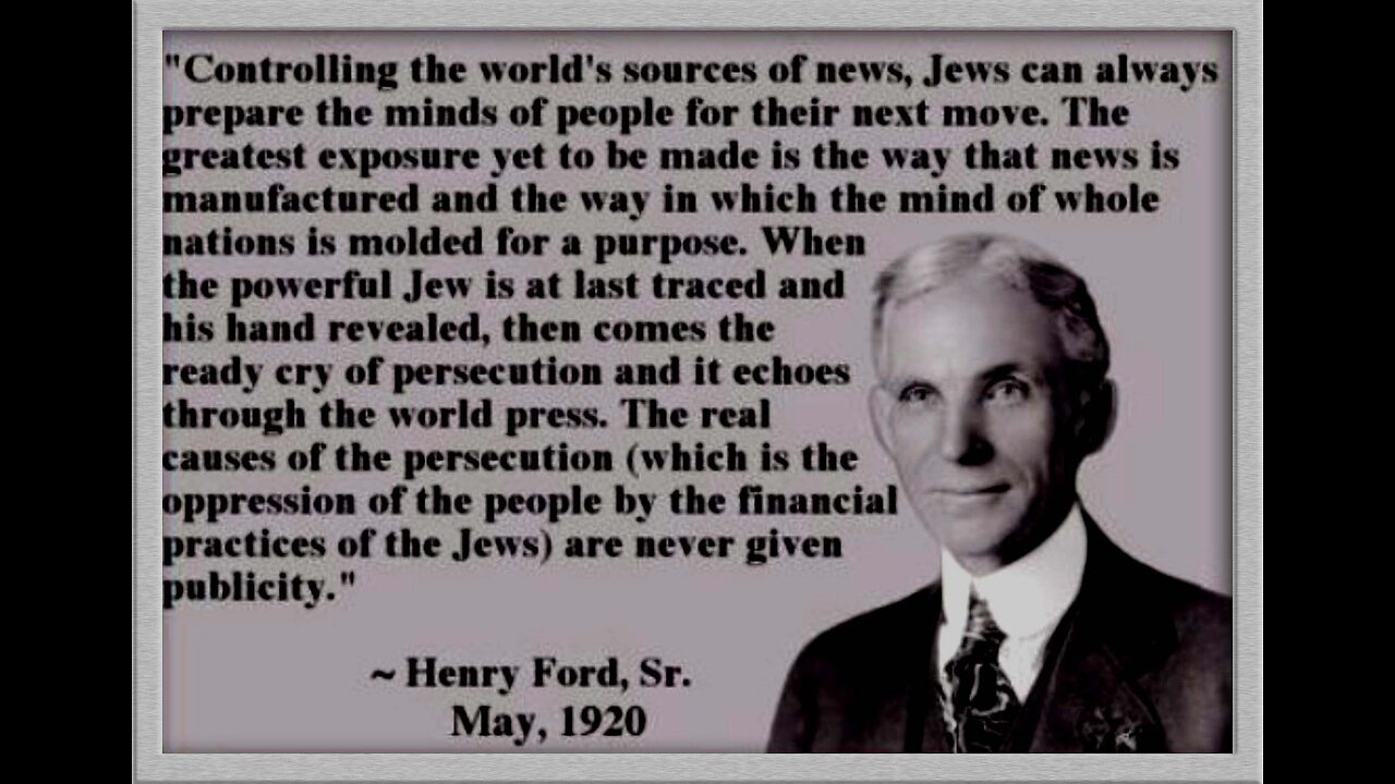 Henry Ford said Jews used cries of religious prejudice to transform America by replacing Christian values with Jewish values.