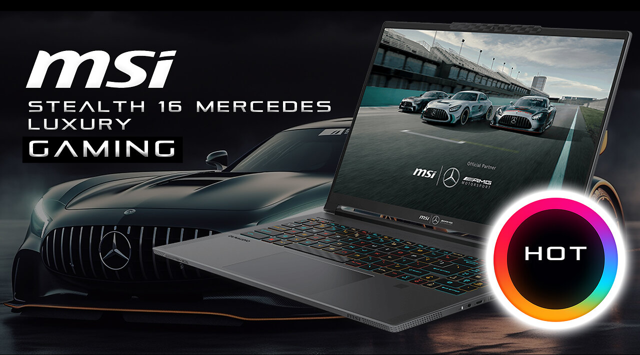 MSI Stealth 16 Mercedes AMG Review | HOT Gaming Laptop