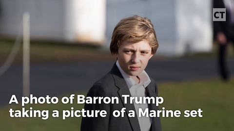 Flashback: Barron Trump Photo Sets Internet on Fire