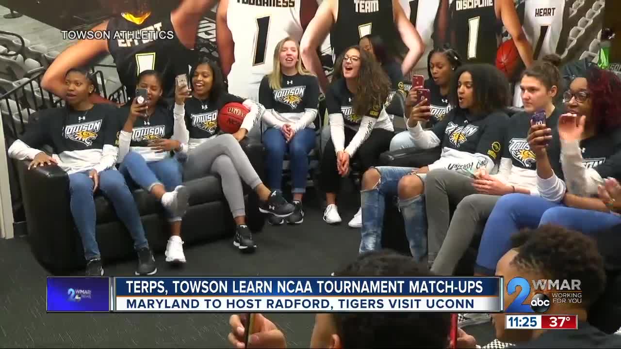 Terps, Towson learn NCAA Tournament matchups