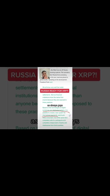 Is Russia ready for XRP CBDC adoption !?