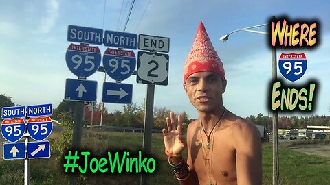 Interstate 95 Northern End | Houlton, Maine | Autistic Guy's Adventure (2021) | Joe Winko