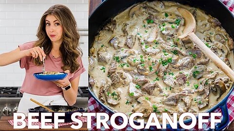 Easy Classic Beef Stroganoff Recipe - Natasha's Kitchen