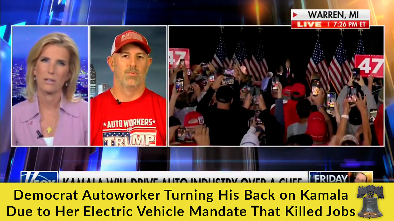 Democrat Autoworker Turning His Back on Kamala Due to Her Electric Vehicle Mandate That Killed Jobs