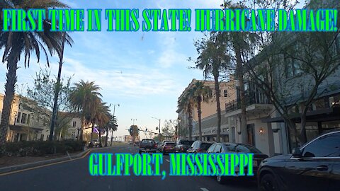 FIRST TIME IN THIS STATE! HURRICANE DAMAGE! Gulfport, Mississippi.