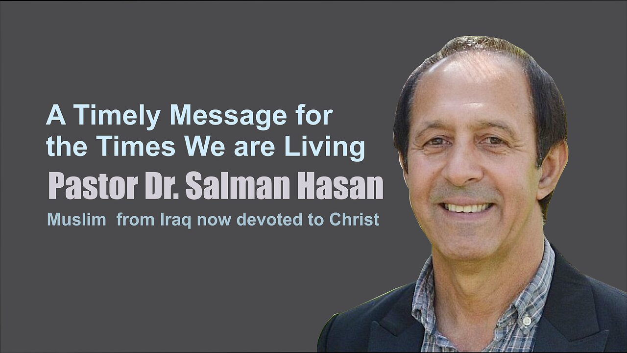 Pastor Dr. Salman Hasan Special Message