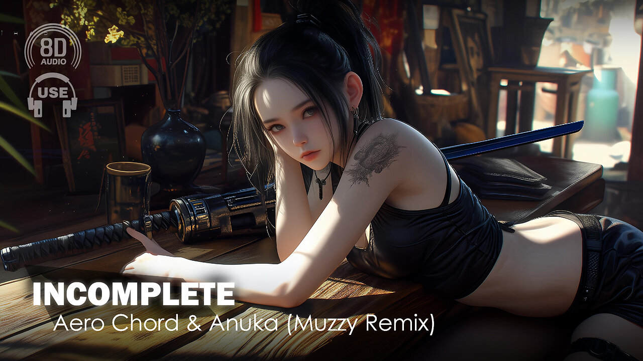 Aero Chord & Anuka - Incomplete (Muzzy Remix) (8D AUDIO) 🎧