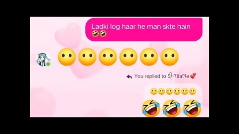 Chatting b/w Me and my Girlfriend 😍🤩🤩🤩 || Angry scene🥵🥵.