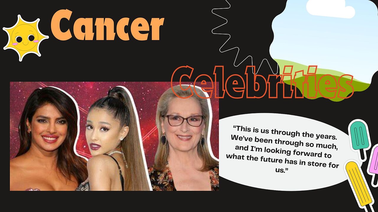 ♋︎ Famous Cancer Celebrities Past to Present Tom Hanks to Ariana Grande! #celebrities #cancerfame ♋︎