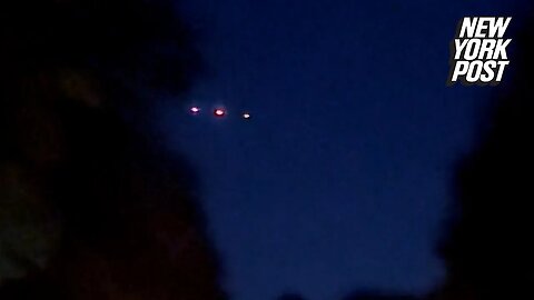 Flock of UFOs caught on camera near US airbase in Indiana, spooking neighbors