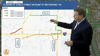 Traffic Alert: Steele St. ramp to WB I-70 closing