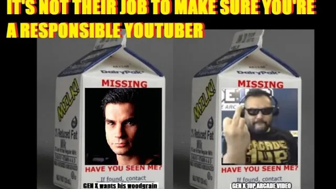 MISSING! Don't blame them, look in the mirror.