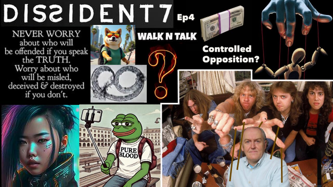 Dissident7 Walk 'n' Talk Ep4 - John Campbell Nanostructures in Vaccine,Controlled Op? Free Speech