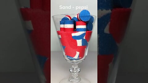 Amazing pepsi looking sand. Let the sounds sooth you. #shorts