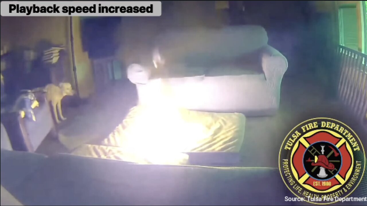 WATCH: Oklahoma Dog Sparks House Fire After Chewing On Lithium-Ion Battery