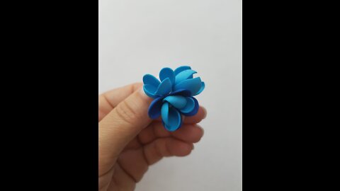 How to make flowers from foamiran for decor