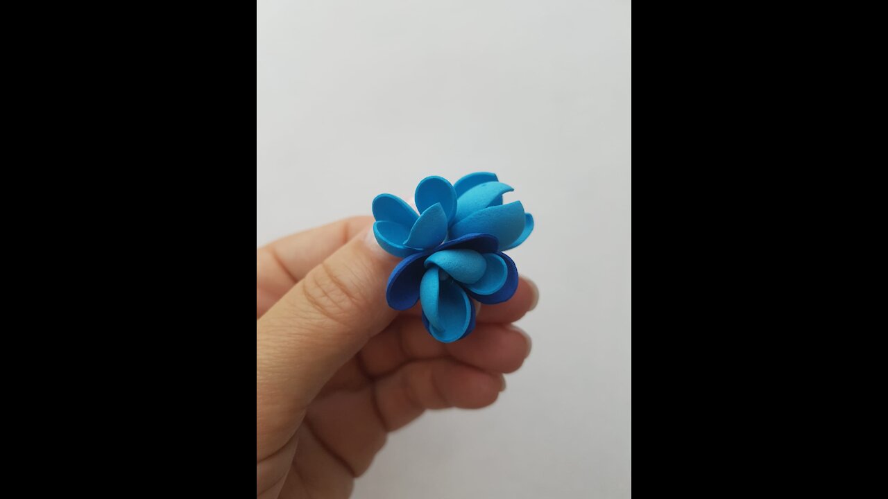 How to make flowers from foamiran for decor