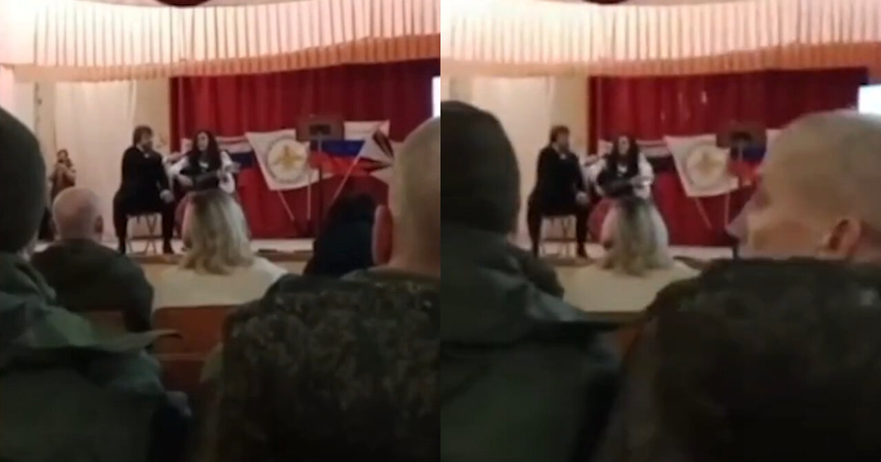 Moment Ukrainian Missile Kills Russian Actress During Performance For Troops Caught on Video