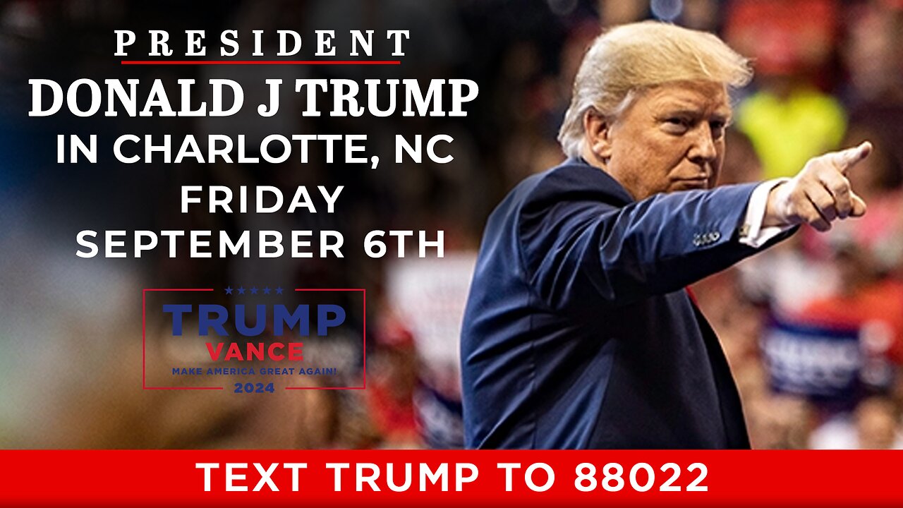 LIVE: President Trump in Charlotte, NC