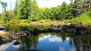 Adirondack Mountains - Beautiful Slow Moving Part of the River