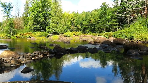 Adirondack Mountains - Beautiful Slow Moving Part of the River