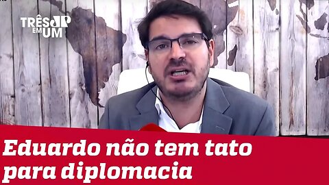 #RodrigoConstantino: Fala de Eduardo é inadequada, mas basicamente porque tem sobrenome Bolsonaro.