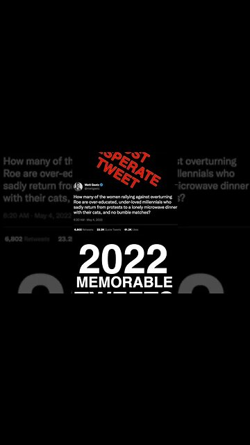 Memorable Tweets 2022 - Gaetz, Bette Midler, Elon Musk, Lauren Boebert