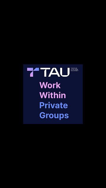 Work Within Private Groups | TAU - AGORAS 💎 #tau #taunet #smartcontracts