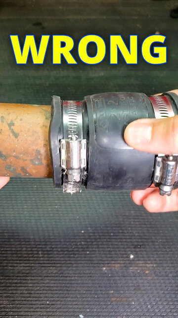 🛑🤚 STOP Using FERNCO Couplings (The BAND-AID of Plumbing Fixes!) 🩹🚫