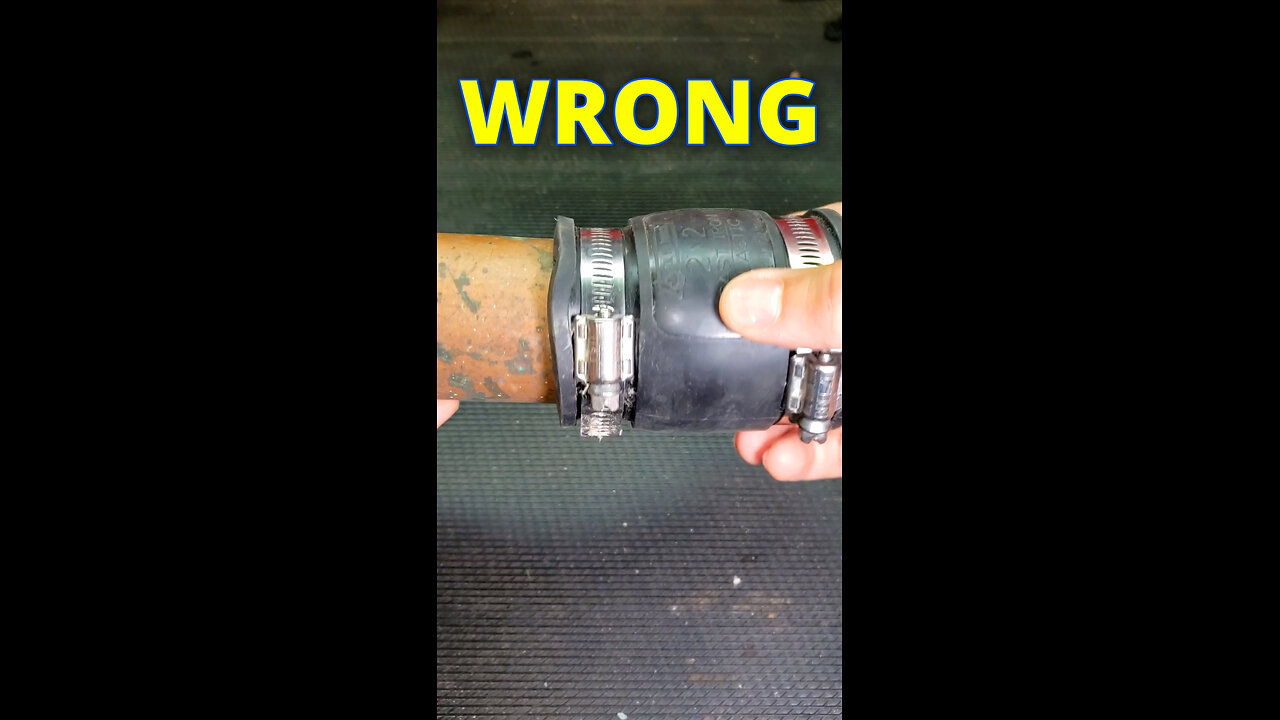 🛑🤚 STOP Using FERNCO Couplings (The BAND-AID of Plumbing Fixes!) 🩹🚫