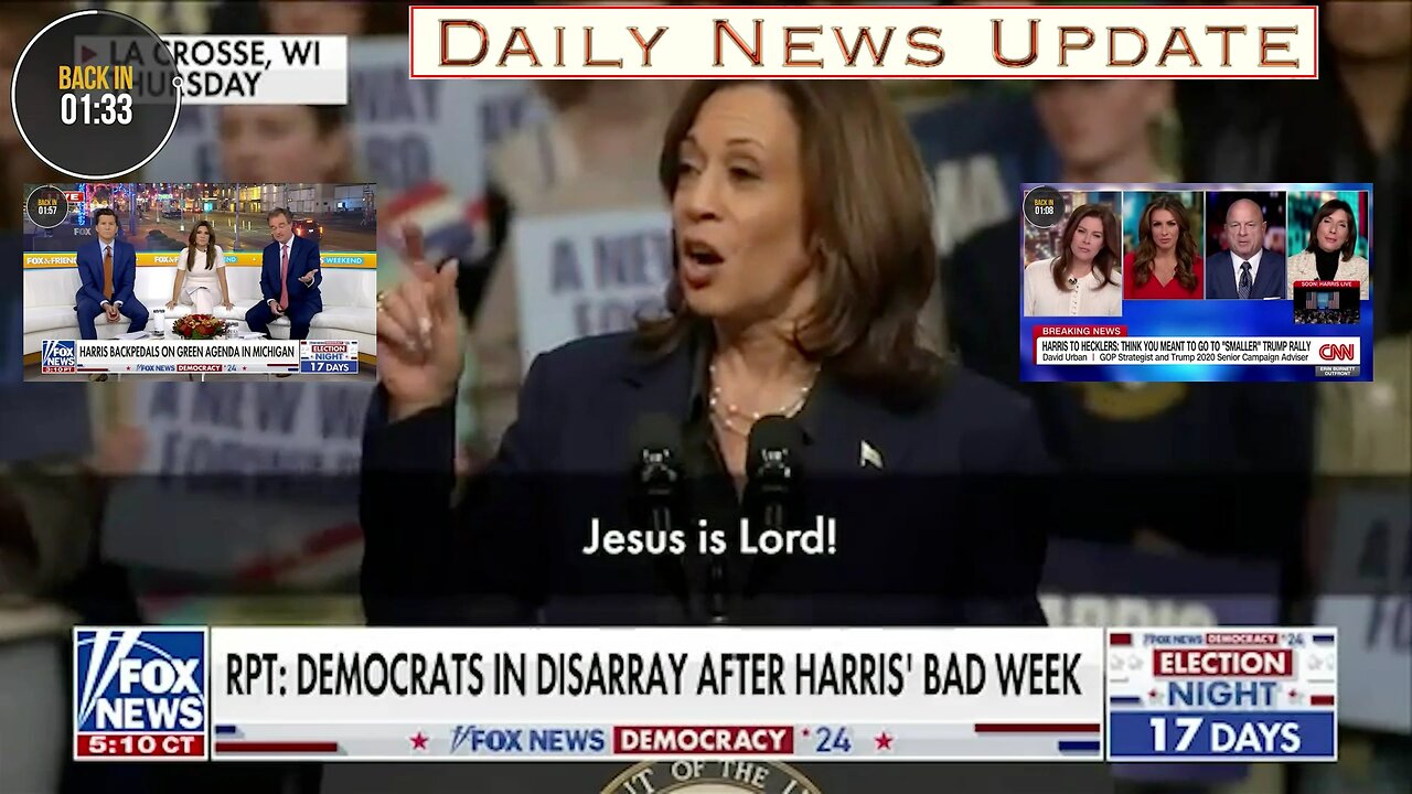 x174d: Kamala tells people who say Jesus is Lord they are not welcome