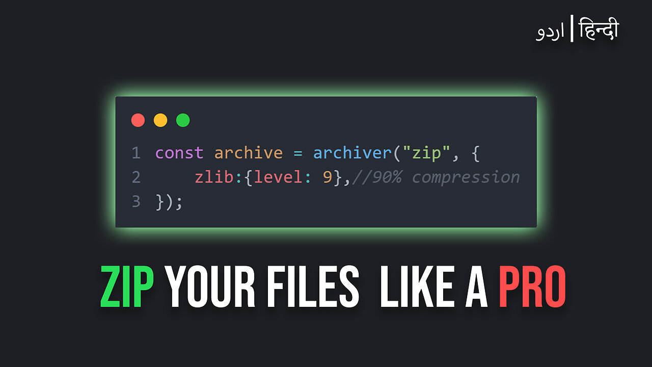 Files compression with NodeJs - TAR/ZIP Archives