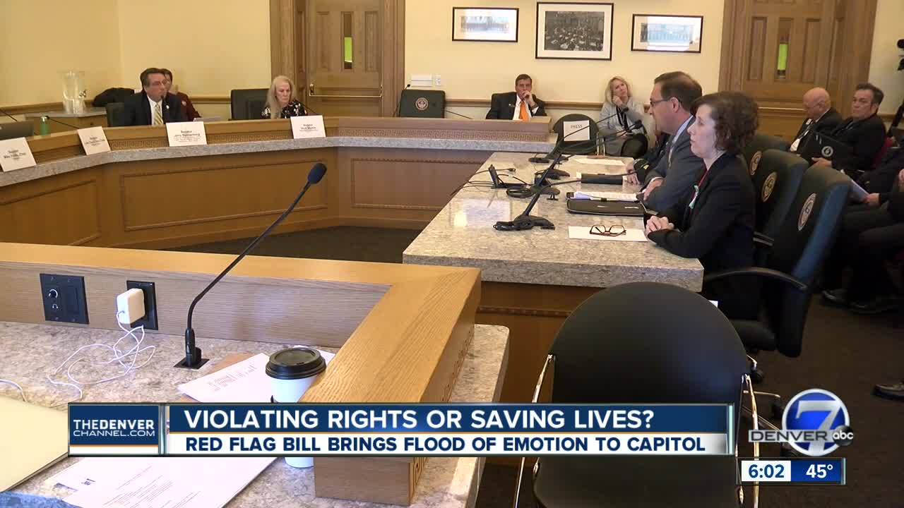 Red Flag bill brings flood of emotion to Colorado State Capitol