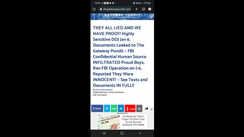 THEY LIED AND WE HAVE PROOF! Jan 6. Documents Leaked – They Were INNOCENT!